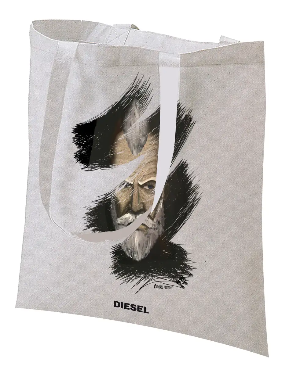 Exemple de sac coton personnalisé avec impression