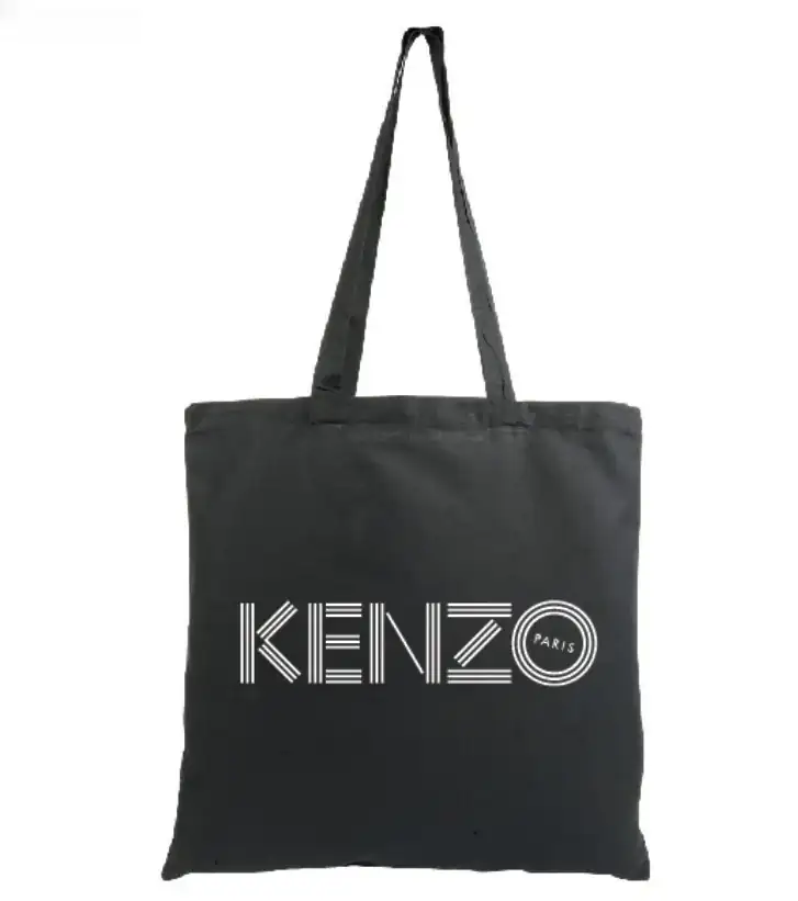 Totebag noir premium personnalisé